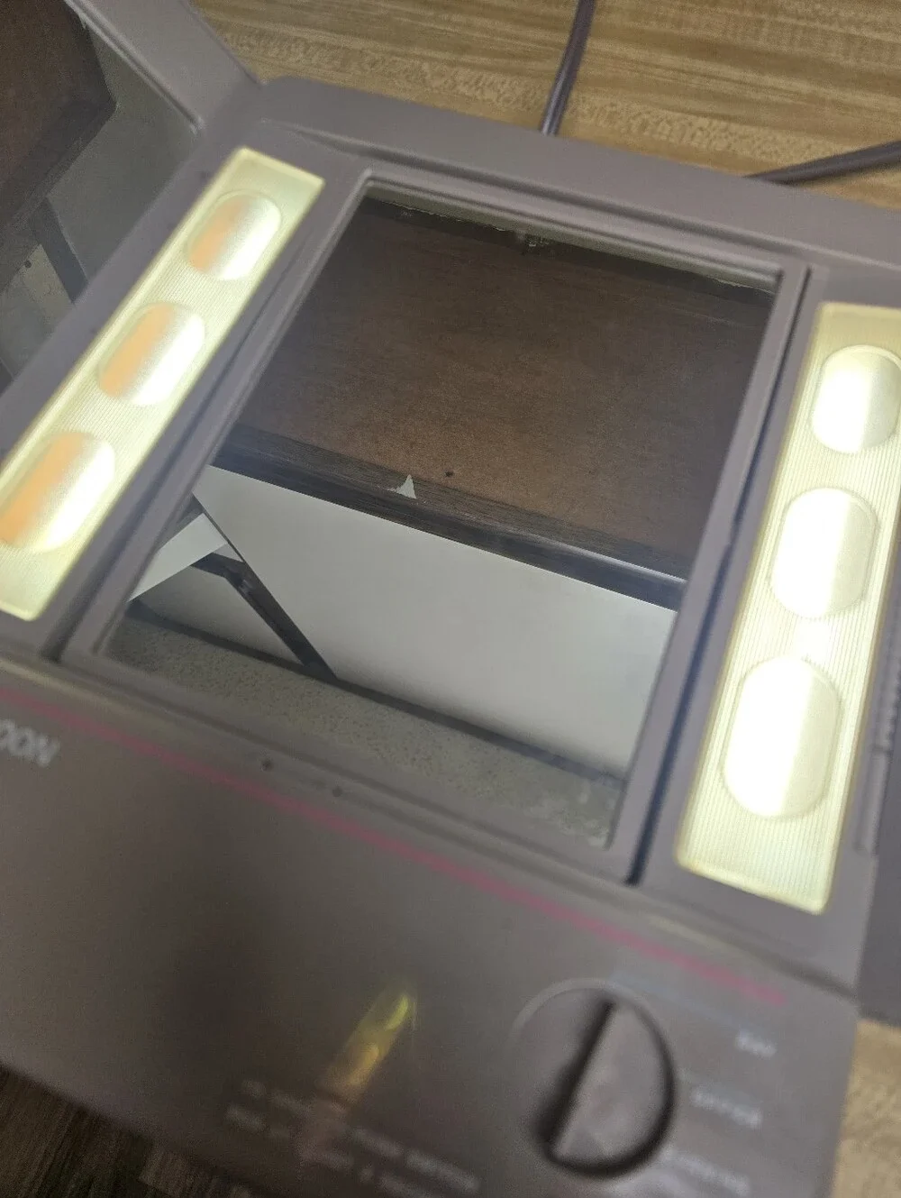 ✨Vintage 1990s Vanity Makeup Mirror Vital Sassoon Portable Table Top Mirror
